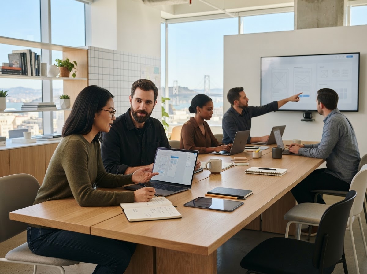 Ai App Pro remote analyst reviewing platform data from a location-independent workspace